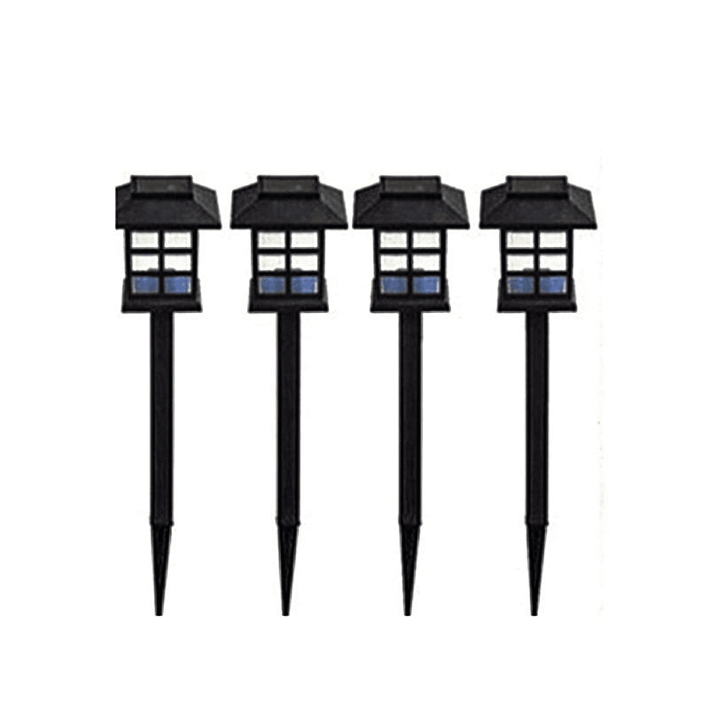 Solar Garden Path Lights 4-Pack