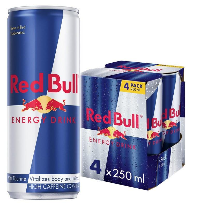 Red Bull Energy Drink 4-Pack 250ml