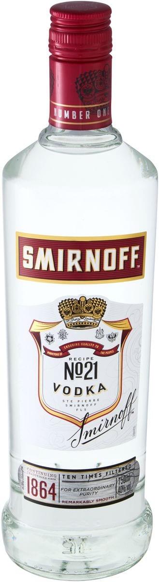 Smirnoff Red Vodka 750ml