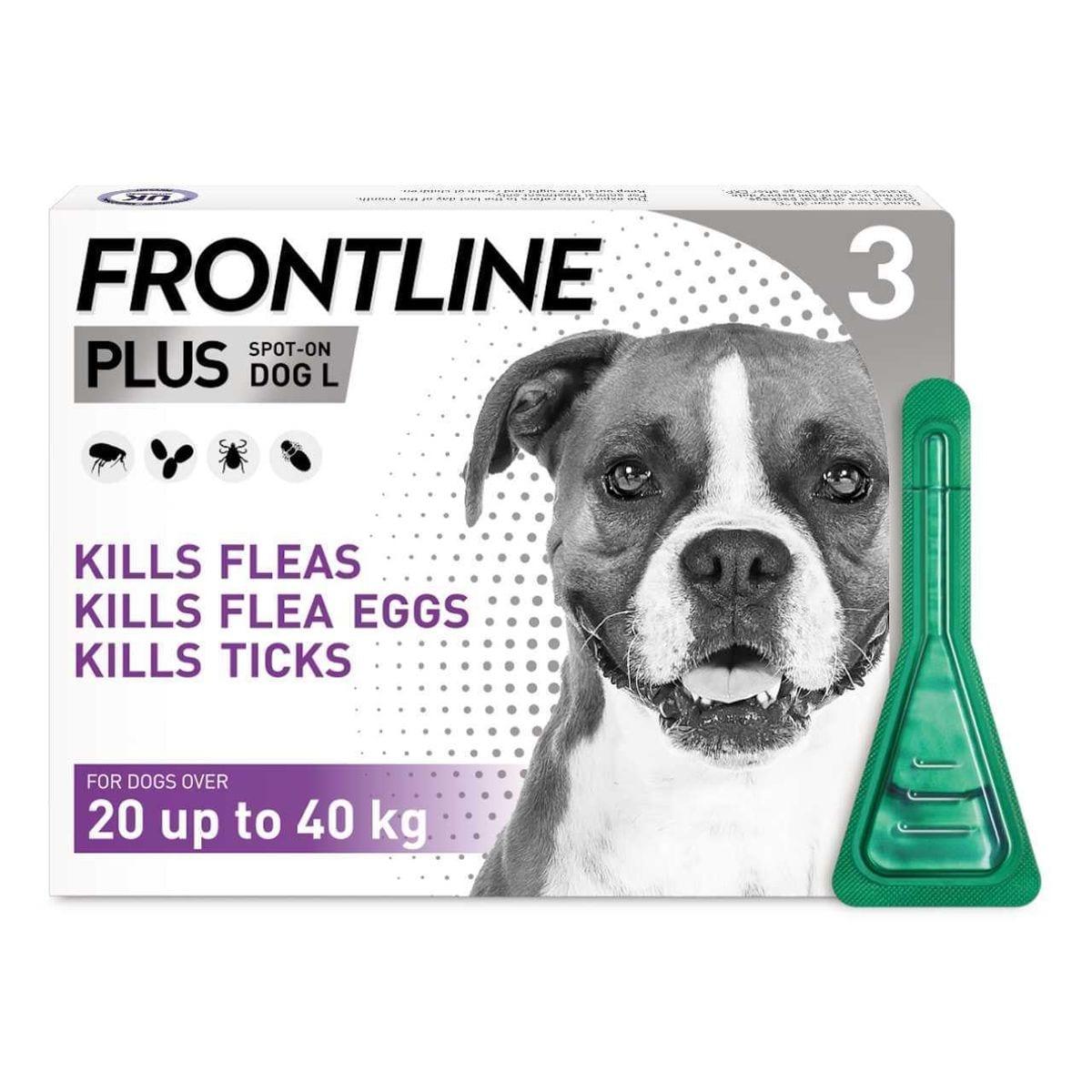 Frontline Plus Flea Tick Dog L