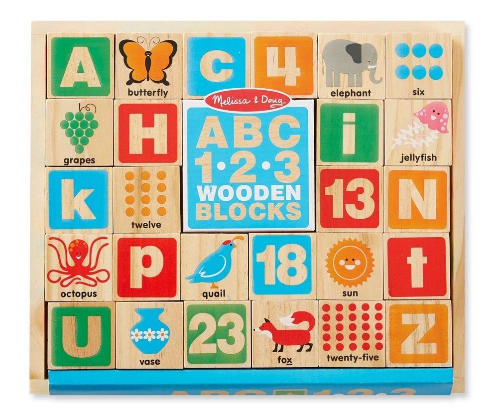 Melissa & Doug Wooden Blocks 100