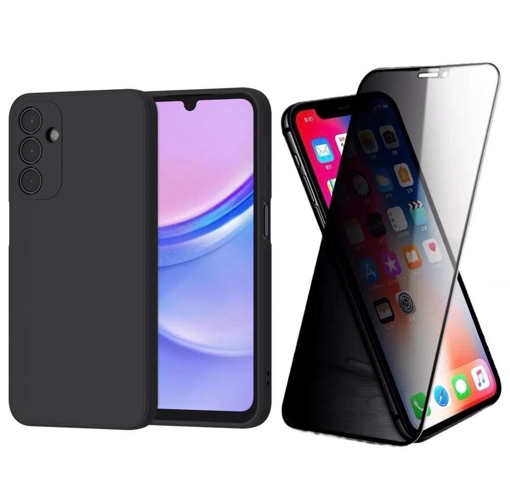 Cover & Privacy Glass Combo Compatible with Samsung Galaxy a Series