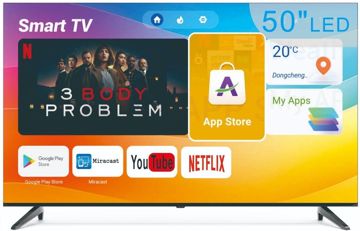 LEXUCO 50"Screen LED LHD Smart Frameless TV