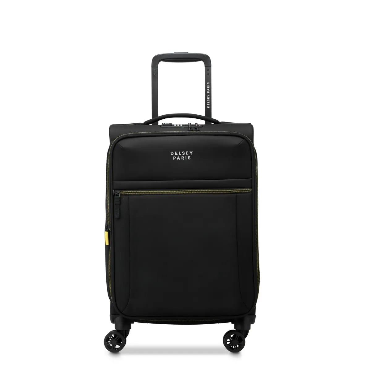 Delsey Brochant 3 55cm Cabin Trolley Case Hard Shell TSA Lock Spin Wheels