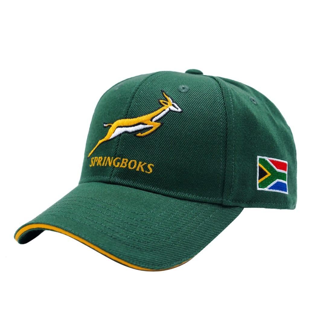Official Springboks Rugby Supporter Cap - Classic Green South Africa