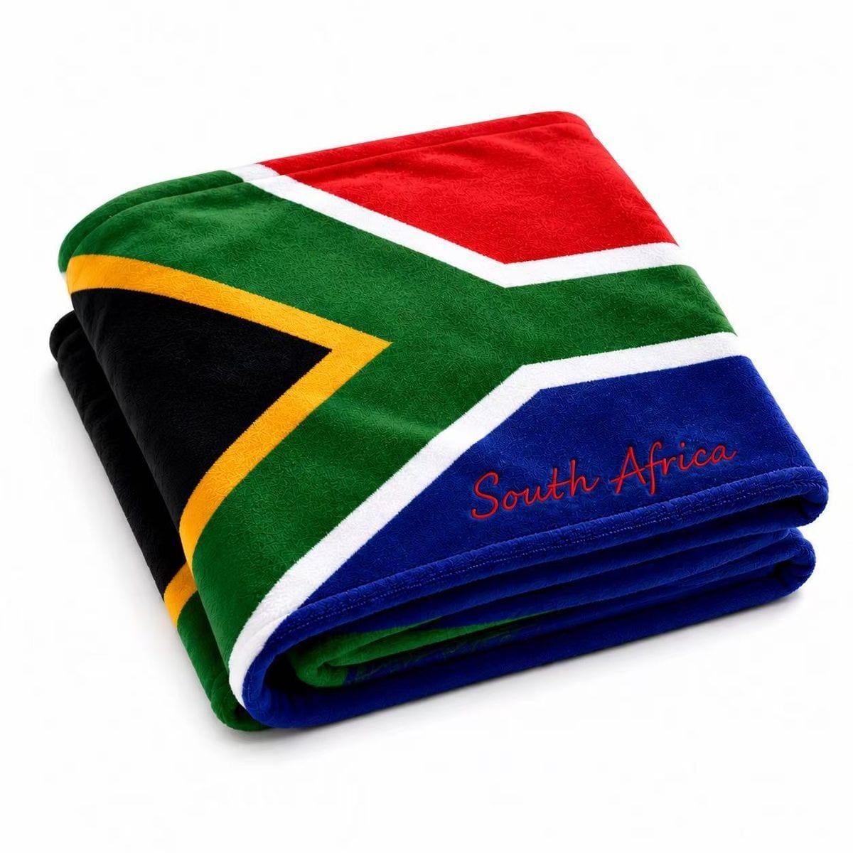 South Africa Flag Polar Fleece Blanket | Soft, Warm & Proudly Made in SA