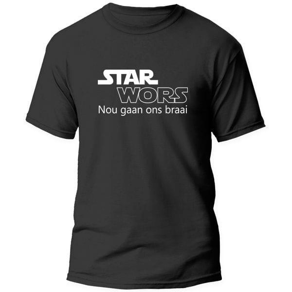 T-shirt Printed Proudly South African - Star Wors