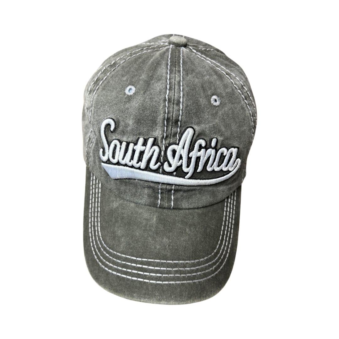 Vintage South Africa Cap With Flag Emblem .by John Frank Apparel