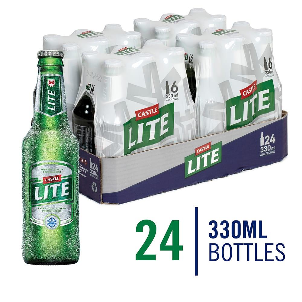 Castle Lite Beer 6-Pack 330ml