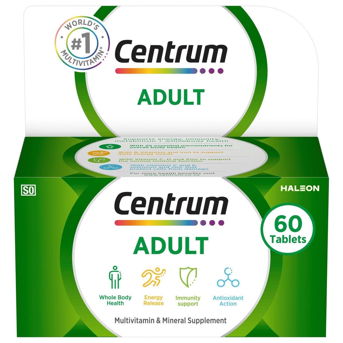 Centrum Adults Multivitamin 60 Tablets